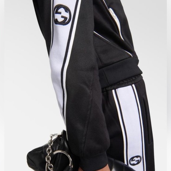 Gucci black white track gg jacket - size small - Picture 6 of 16